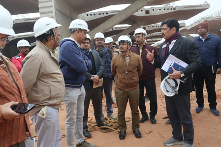 बिहार बख्तियारपुर-ताजपुर ग्रीनफील्ड गंगा पुल परियोजना का निर्माण कार्य 65 प्रतिशत पूरा