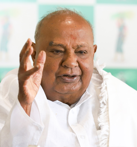 कांग्रेस को अपमानजनक रिश्ते के कारण देना पड़ा तलाक, देवगौड़ा का मजाकिया अंदाज में जवाब