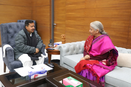 वित्त मंत्री निर्मला सीतारमण ने नितिन नबीन से की मुलाकात, नई जिम्मेदारियों के लिए दी शुभकामनाएं