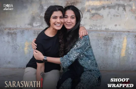 Shooting of Varalaxmi Sarathkumar's 'Saraswathi' wrapped up!