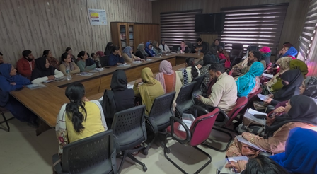 जम्मू-कश्मीर  रामबन में एनीमिया मुक्त भारत अभियान तेज, आशा वर्कर्स को एनीमिया रोकथाम की ट्रेनिंग दी गई