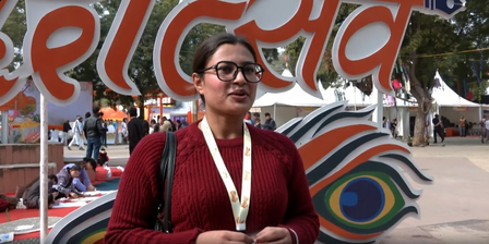 दिल्ली शब्दोत्सव 2026  प्रतिभागियों ने कहा- शब्दों से जुड़ रहें युवा, हिंदी आज भी युवाओं की भाषा