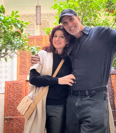 Twinkle Khanna reveals she spent her birthday sniffing around with husband Akshay Kumar Twinkle Khanna reveals she spent her birthday sniffing around with husband Akshay Kumar