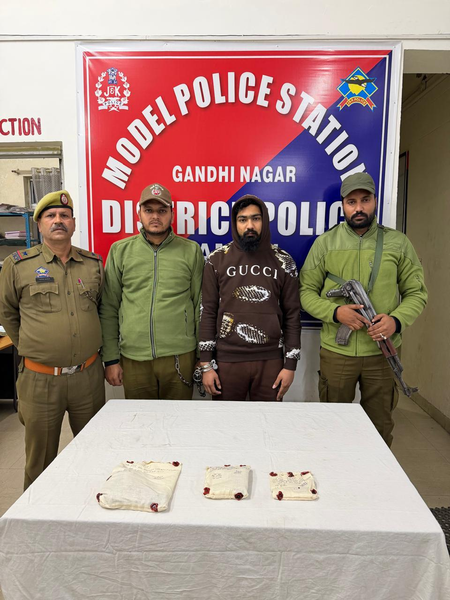 जम्मू पुलिस को बड़ी कामयाबी, नार्को-टेरर नेटवर्क के खिलाफ कार्रवाई में एक और आरोपी गिरफ्तार