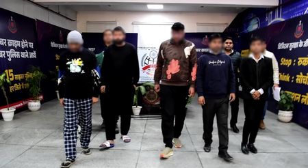 दिल्ली  डिजिटल अरेस्ट’ साइबर ठगी गिरोह का पर्दाफाश, 5 आरोपी गिरफ्तार