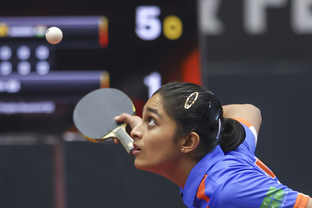 डब्ल्यूटीटी फीडर सीरीज 2026 हंसिनी मथन और सानिल शेट्टी की शानदार जीत, दूसरे राउंड में बनाई जगह