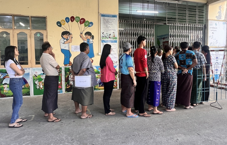 म्यांमार में आम चुनाव का दूसरा दौर शुरू