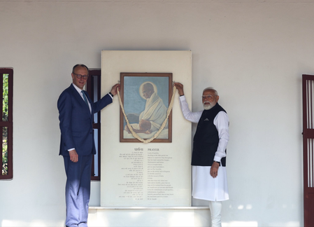 pm modi with german chancellor