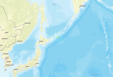 रूस कुरील द्वीप समूह में भूकंप, रिक्टर स्केल पर तीव्रता 6.3