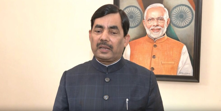 डीएमके और कांग्रेस के बीच सीट शेयरिंग पर शाहनवाज हुसैन का तंज, कांग्रेस को बताया 'डूबता जहाज'