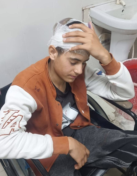 Attacked on Kashmiri boy