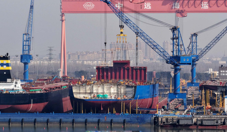 2025 में चीन की वैश्विक जहाज निर्माण बाजार में अग्रणी स्थिति बनी रही