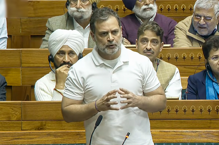 राहुल गांधी ने स्पीकर ओम बिरला को लिखा पत्र, संसद में बोलने से रोकने का लगाया आरोप राहुल गांधी ने स्पीकर ओम बिरला को लिखा पत्र, संसद में बोलने से रोकने का लगाया आरोप