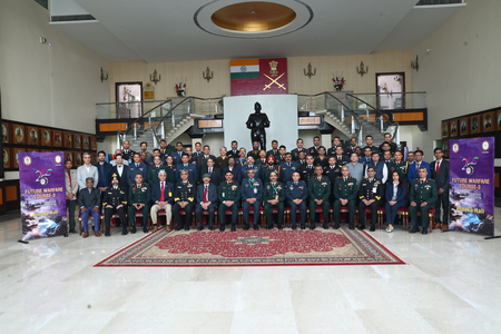 मानेकशॉ सेंटर में फ्यूचर वारफेयर कोर्स 3.0 में साइबर और कॉग्निटिव डोमेन पर जोर