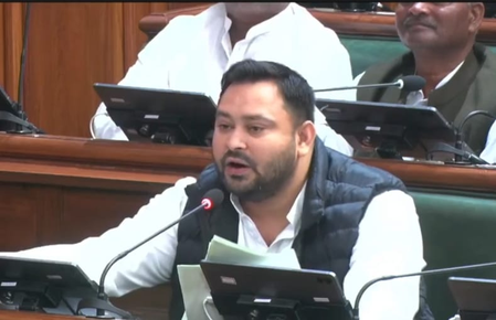 बिहार विधानसभा में तेजस्वी ने राज्यपाल के अभिभाषण पर रखा पक्ष, कहा- न्याय के साथ विकास नहीं, अन्याय के साथ विनाश