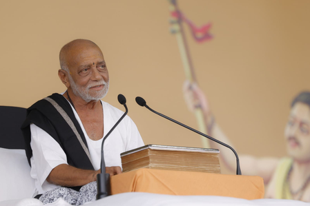 अमेरिका ने नक्शे में पीओके और अक्साई चिन को भारत का अंग दिखाया, मोरारी बापू ने किया स्वागत