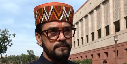 सत्ता के लिए बिन पानी की मछली की तरह तड़प रही कांग्रेस: अनुराग ठाकुर