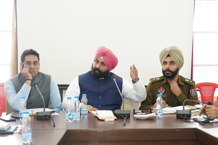 पंजाब : हरजोत सिंह बैंस ने श्री आनंदपुर साहिब में 'होला मोहल्ला' उत्सव की तैयारियों का जायजा लिया