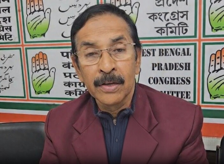 चुनावी मौसम में वंदे मातरम जैसे मुद्दे उठाकर लोगों का ध्यान भटकाया जा रहा है : पश्चिम बंगाल कांग्रेस अध्यक्ष शुभंकर सरकार