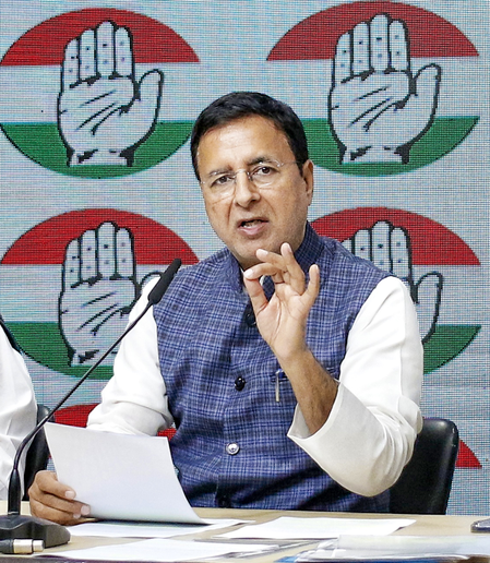 पश्चिम एशिया संघर्ष पर तुरंत चर्चा के लिए कांग्रेस सांसद सुरेजवाला ने राज्यसभा में दिया स्थगन प्रस्ताव