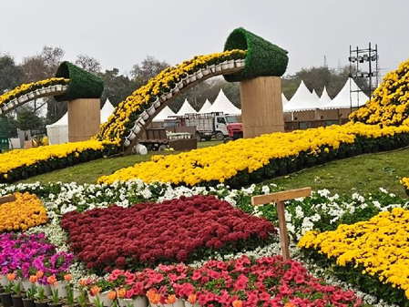 चार दिन तक फूलों से महकेगा नोएडा, केदारनाथ थीम बनेगी आकर्षण का केंद्र