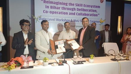 बिहार में 'कौशल क्रांति' की रफ्तार बढ़ाने को लेकर बीएसडीएम और एनएसडीसी के बीच हुआ समझौता