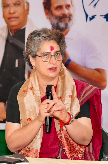 ‘भारत हमेशा सही के लिए खड़ा रहा है' पीएम मोदी के इजरायल दौरे पर कांग्रेस सांसद प्रियंका गांधी वाड्रा