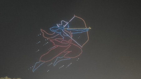 ग्रेटर नोएडा पुष्प प्रदर्शनी आकर्षक आकृतियों संग सेल्फी की होड़, ड्रोन शो ने बिखेरा देशभक्ति का रंग