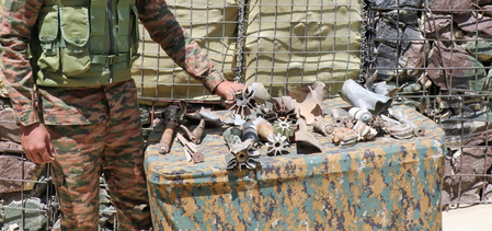 Nine rusted unexploded mortal shells found near LoC in J&K's Poonch, destroyed safely