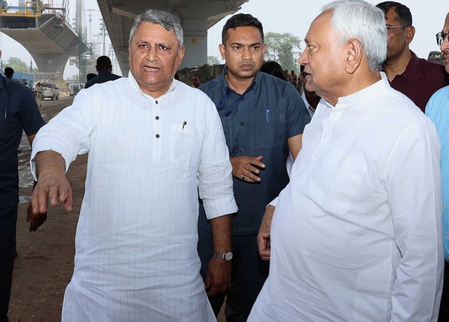 बिहार नीतीश कुमार के राज्यसभा जाने की अटकलों पर बोले मंत्री विजय कुमार चौधरी, उनकी इच्छा से ही तय होगा बिहार नीतीश कुमार के राज्यसभा जाने की अटकलों पर बोले मंत्री विजय कुमार चौधरी, उनकी इच्छा से ही तय होगा