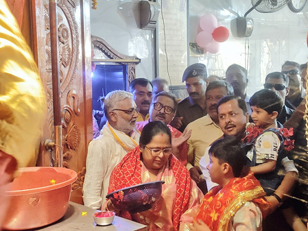 राज्यसभा चुनाव के लिए नामांकन से पहले नितिन नवीन ने की मंदिर में पूजा, कहा- हम भाजपा के फैसलों के साथ कार्यरत