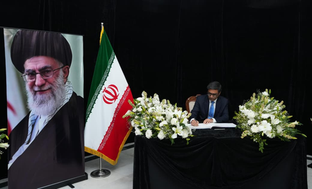 Vikram Misri at Iran Embassy