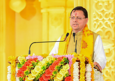 हरिद्वार उत्तराखंड सरकार के चार साल पूरे होने पर सीएम धामी ने गिनाईं उपलब्धियां