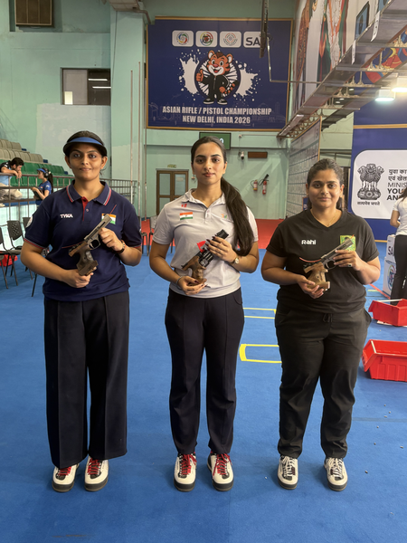National Shooting Trials: Arshdeep Kaur wins 25m Pistol T3 final National Shooting Trials: Arshdeep Kaur wins 25m Pistol T3 final