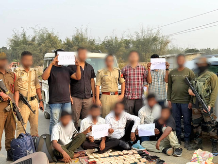 असम राइफल्स ने ड्रग तस्करी मामले में पांच को किया गिरफ्तार, 3.5 करोड़ की हेरोइन जब्त
