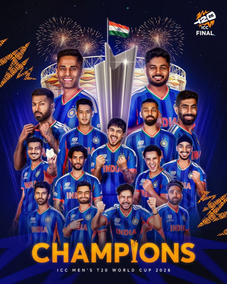 Ajay Devgn, Akshay Kumar, Ram Charan & others celebrate as team India lifts the T20 World Cup