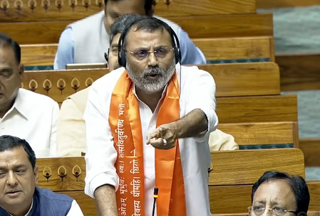 निशिकांत दुबे का आरोप: राहुल गांधी 'लीडर ऑफ प्रोपेगेंडा', विदेशी पैसों से LPG पर भड़काऊ राजनीति कर रहे