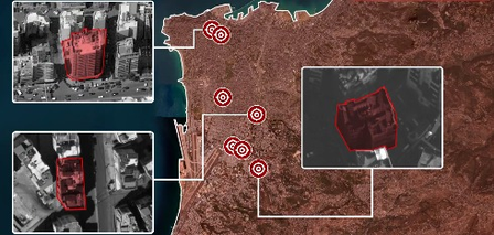 बेरूत और दक्षिणी लेबनान में हिज़्बुल्लाह के ठ‍िकाने क‍िए तबाह : आईडीएफ