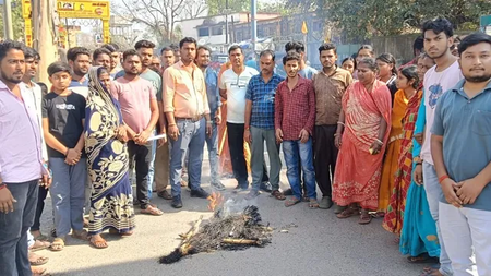 झारखंड जामताड़ा सदर अस्पताल में इलाज के लिए लाए गए बच्चे की मौत पर फूटा गुस्सा