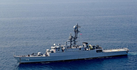 Iran On America over Dena warship