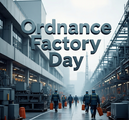 आयुध निर्माण दिवस  भारतीय रक्षा निर्माण की उपलब्धियों का जश्न