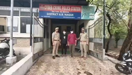 नोएडा  सीबीआई का डर और डिजिटल अरेस्ट, ठगी करने वाले दो आरोपी गिरफ्तार