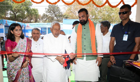 Nitish Kumar inaugurates several projects during the Samridhi Yatra in Jehanabad and Arwal​