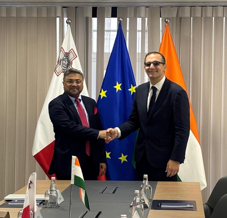 वैलेटा में आयोज‍ित हुआ भारत-माल्टा विदेश कार्यालय परामर्श का चौथा दौर, द्विपक्षीय सहयोग और वैश्विक साझेदारी पर हुई चर्चा