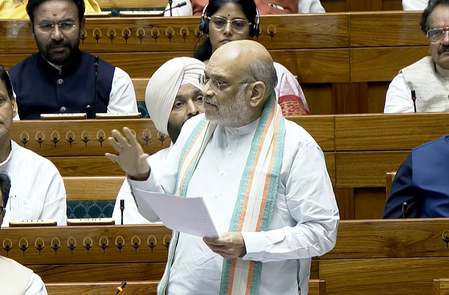 लोकसभा में बोले गृह मंत्री अमित शाह, ‘देश में 1970 से 2004 के बीच नक्सलवाद पनपा