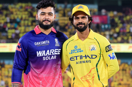 आईपीएल 2026 राजस्थान रॉयल्स ने टॉस जीत सीएसके को दिया बल्लेबाजी का न्यौता, ब्रिजेश और कार्तिक का डेब्यू