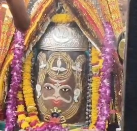 महाकालेश्वर मंदिर में चैत्र शुक्ल त्रयोदशी पर भस्म आरती का भव्य आयोजन