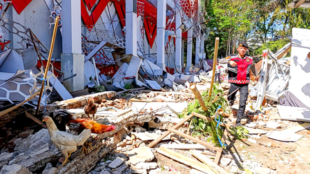 Death toll from 6.7-magnitude quake in Indonesia's Central Sulawesi rises to three Death toll from 6.7-magnitude quake in Indonesia's Central Sulawesi rises to three