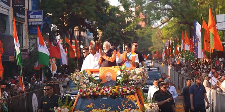 पुडुचेरी में पीएम मोदी के रोड शो को लेकर लोगों की प्रतिक्रिया, बच्चों ने कहा- पहली बार उन्हें देखा