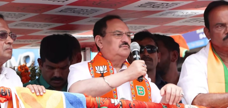 केरल विधानसभा चुनाव  नेय्यत्तिनकारा में जेपी नड्डा ने किया रोड शो, कहा- सोना तस्करी के दोषियों को जेल भेजकर दम लेंगे